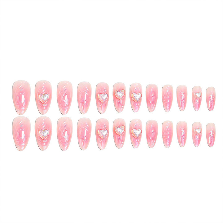 Artful Nail Tips with Transparent Design Bowlift