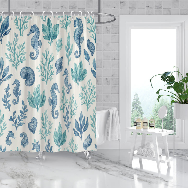 Bath Shower Curtain Bowlift