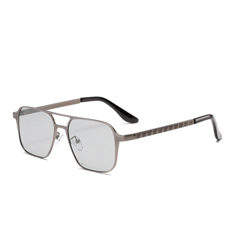 Men's Stylish Geometric Frame Sunglasses Bowlift