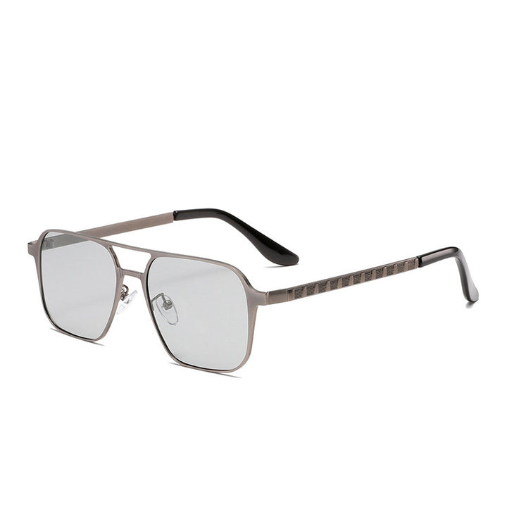 Men's Stylish Geometric Frame Sunglasses Bowlift