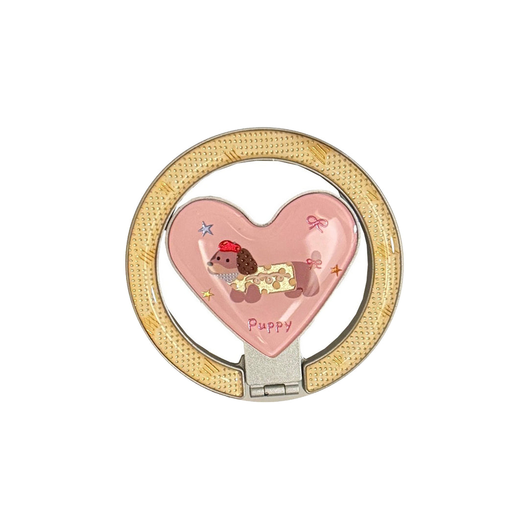 Heart-shaped hand mirror Bowlift