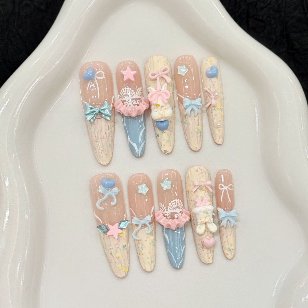 3D Decorative Press-On Nails Bowlift