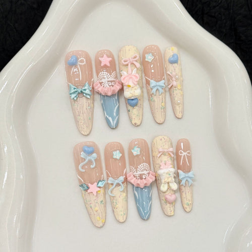 3D Decorative Press-On Nails Bowlift