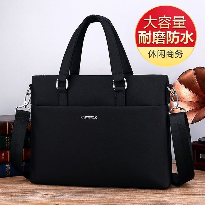 Stylish Laptop Briefcase With Water-Repellent Material And Adjustable Shoulder Strap Bowlift