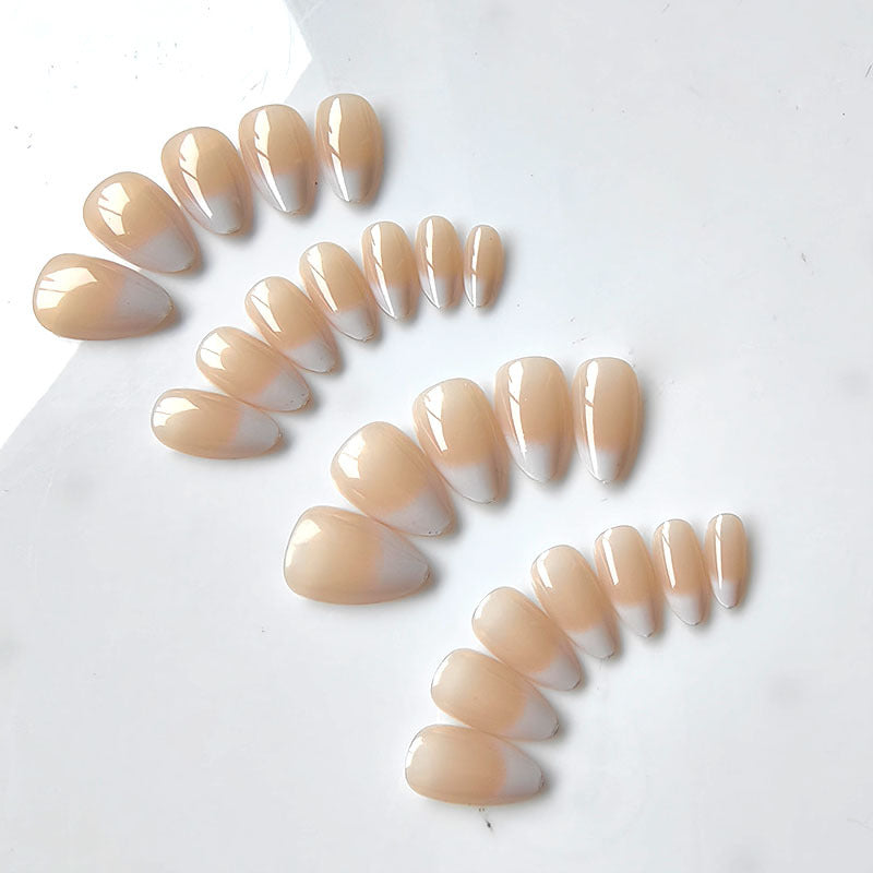 Elegant Ombre Artificial Nails Bowlift