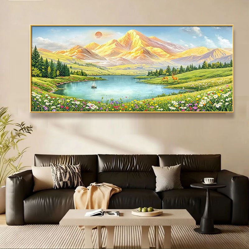 Scenic Mountain Landscape Wall Art