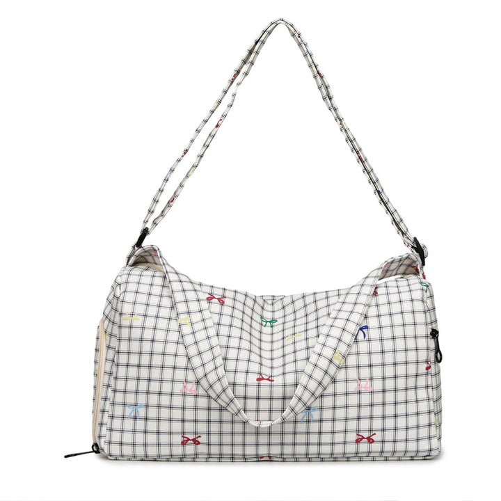 Sporty shoulder bag with unique star pattern Bowlift