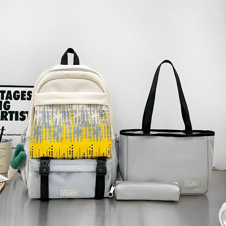 Multi-Pocket Travel Backpack Set