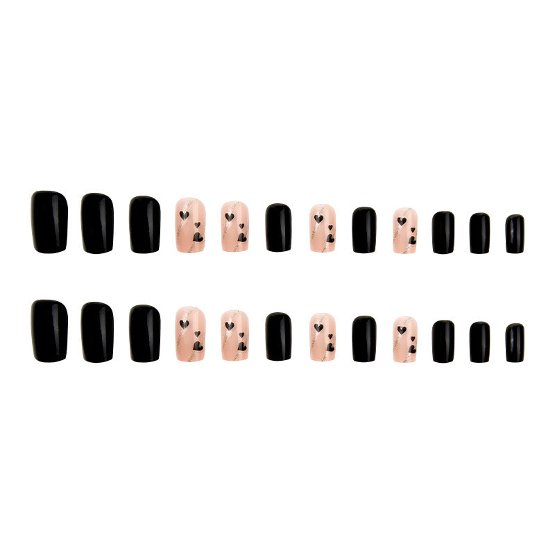 Creative Nail Tips with Heart Motifs Bowlift