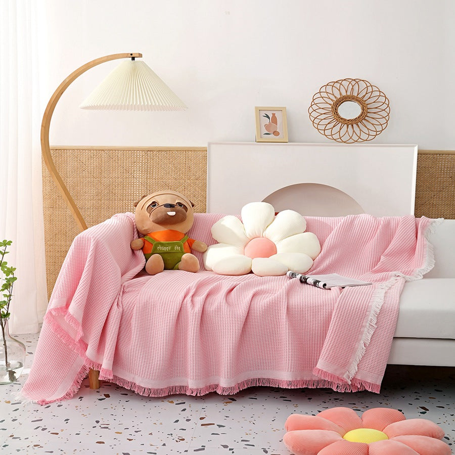 Cozy Textured Sofa Cover