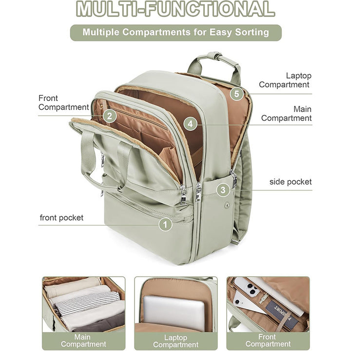 Multi-Functional Travel Backpack Bowlift