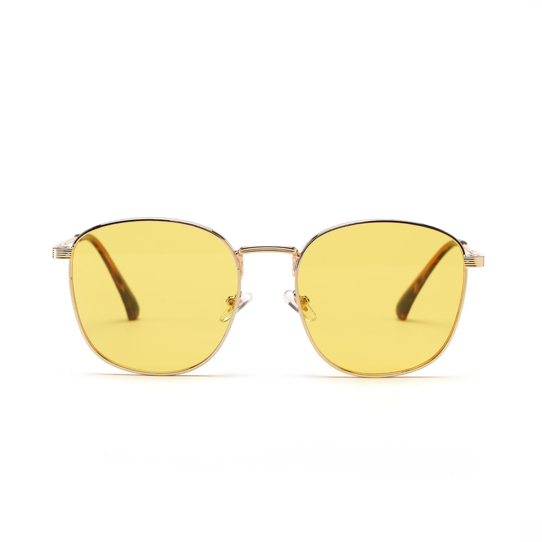 Women's fashionable hexagon sunglasses with luxurious metal frame Bowlift