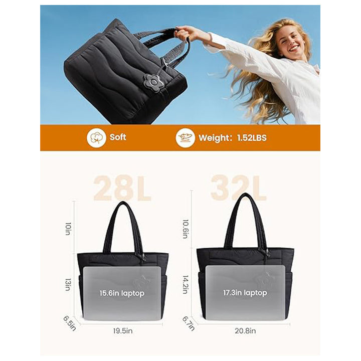 Stylish and Padded Shopping Bag Bowlift