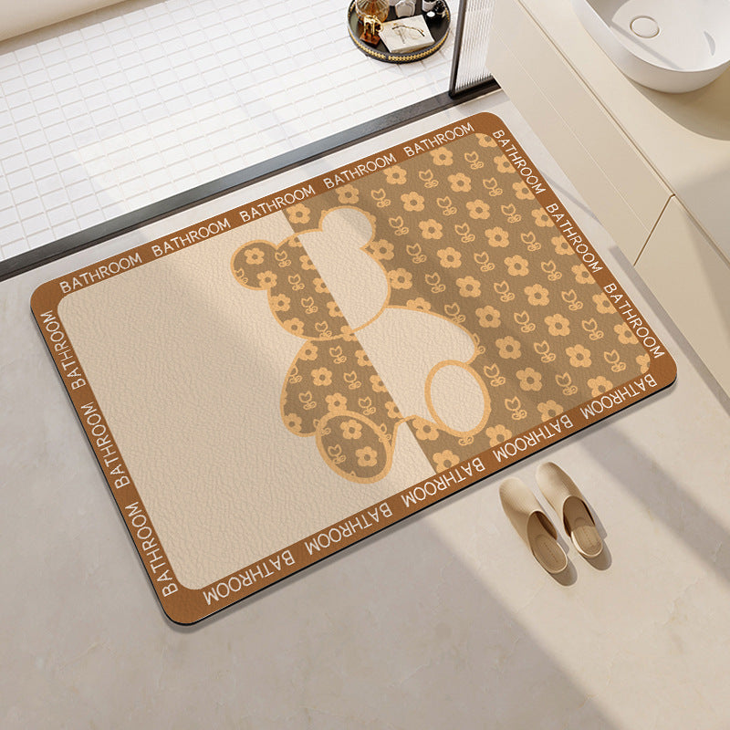 Playful Fruit-Themed Bath Mat Bowlift