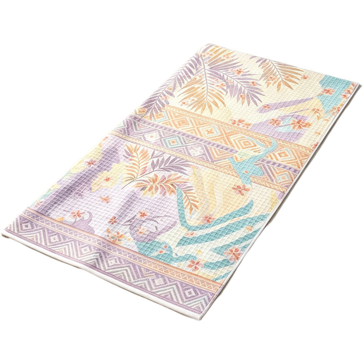 Beach blanket with maritime design and high-quality waffle structure Bowlift