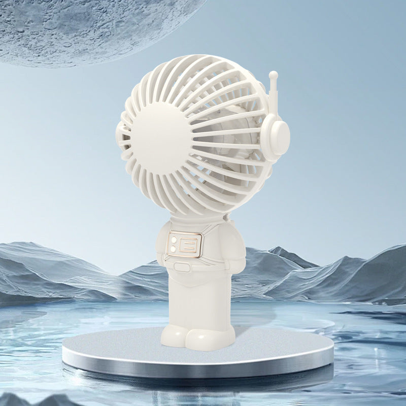 Unisex Astronaut-Themed Mini Table Fan Bowlift
