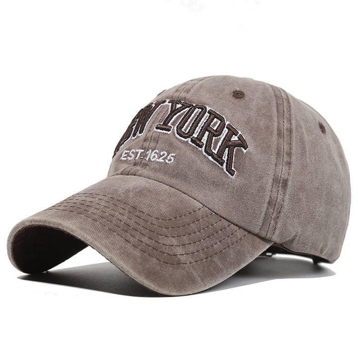 Men's Distressed Embroidered Dad Hat Bowlift