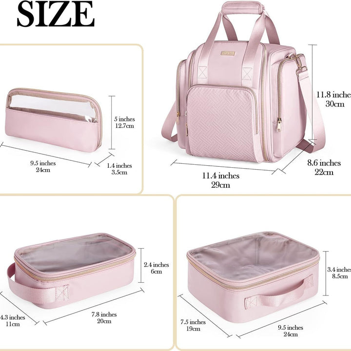 Cosmetic bag with multiple compartments Bowlift