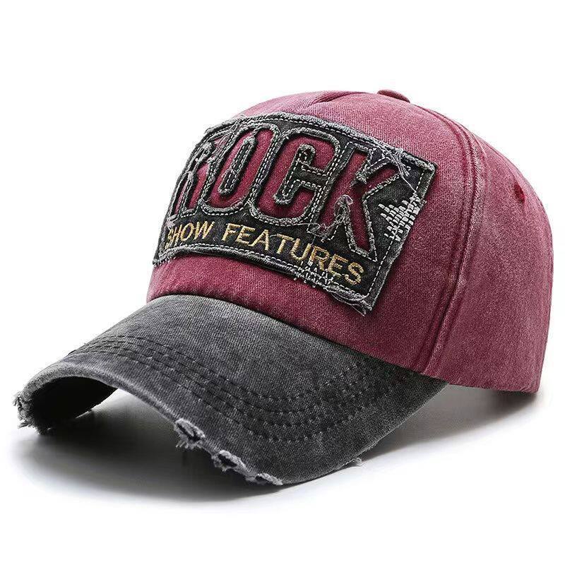 Unisex Distressed Graphic Adjustable Cap Bowlift