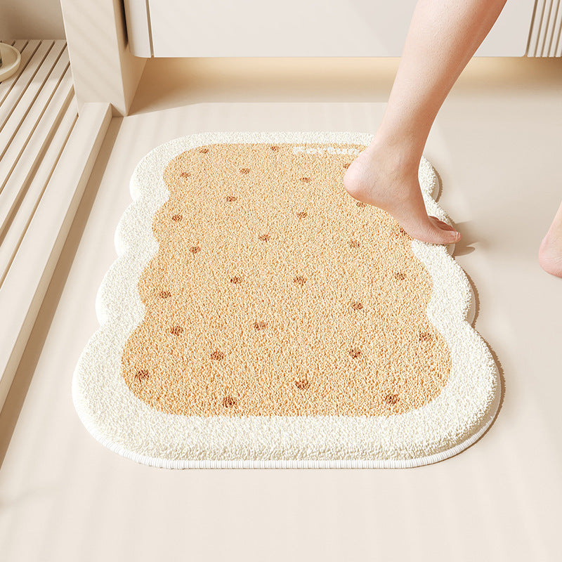 Soft Textured Decorative Bathroom Mat Bowlift