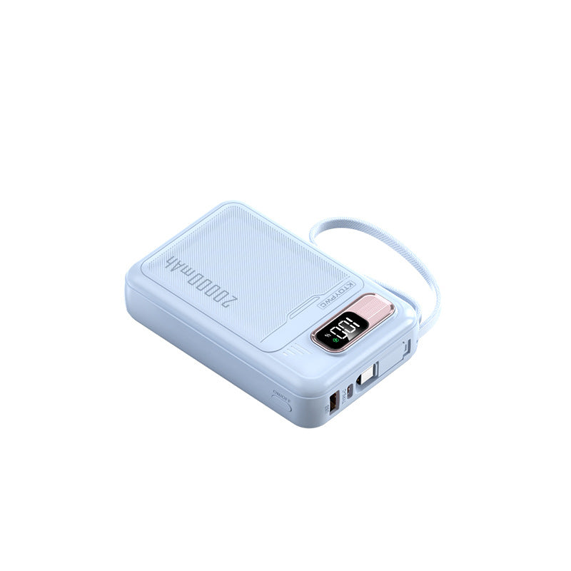 Portable power bank with innovative LCD display and fast charging function Bowlift