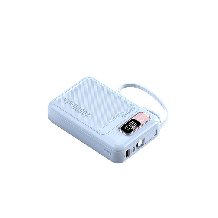 Portable power bank with innovative LCD display and fast charging function Bowlift