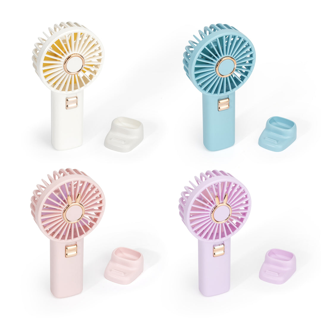 Ladies portable table fan with multifunctional stand base Bowlift