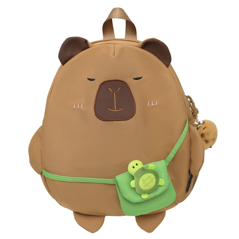 Cute Animal-Inspired Plush School Backpack Bowlift
