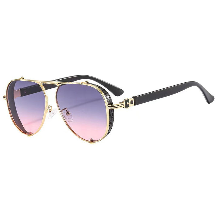 Women's fashionable sunglasses with innovative retro-futuristic design Bowlift