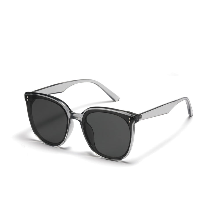 Women’s fashionable square sunglasses with high-quality transparent frame Bowlift