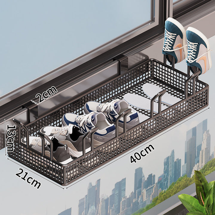 Adjustable Over-The-Door Shoe Organizer Bowlift