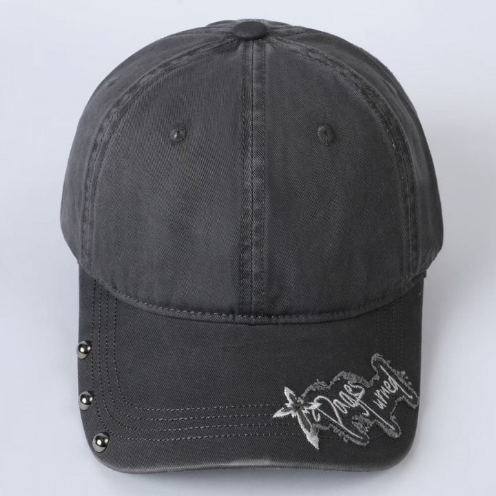 Women's Embroidered Adjustable Baseball Cap Bowlift