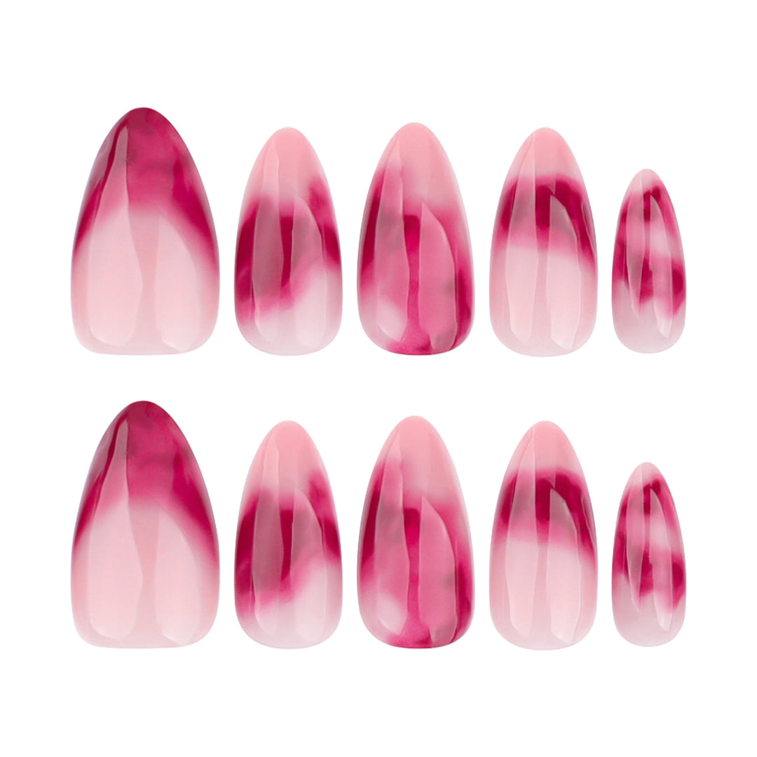 Artistic stiletto nails with glamorous gradient Bowlift