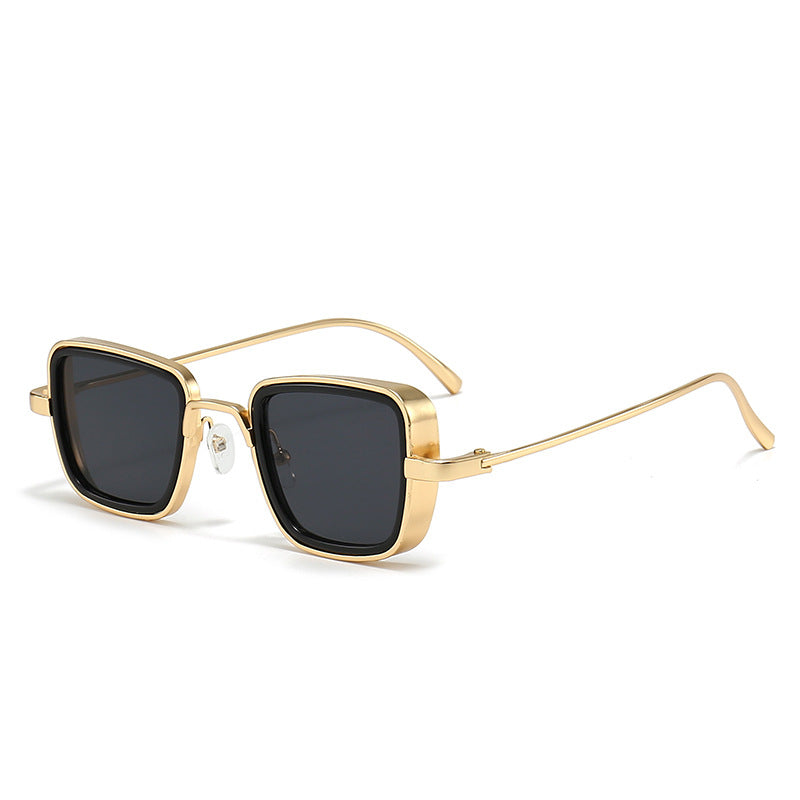 Women's stylish square sunglasses with elegant metal frame Bowlift