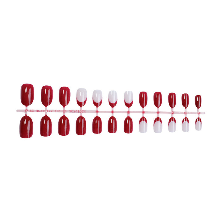 Premium Glossy Press-On Nail Art Set Bowlift