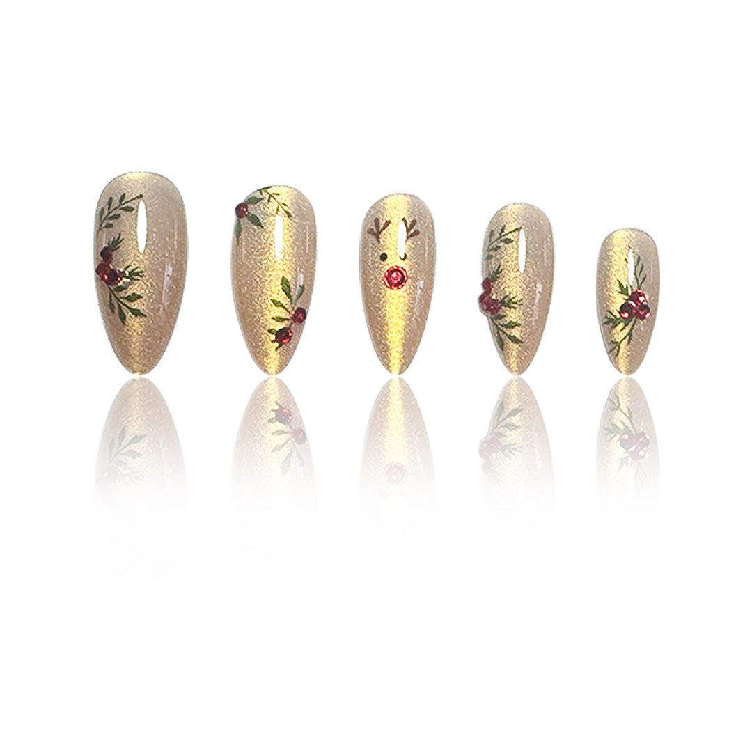 Decorative Holiday Nail Art Extensions Bowlift
