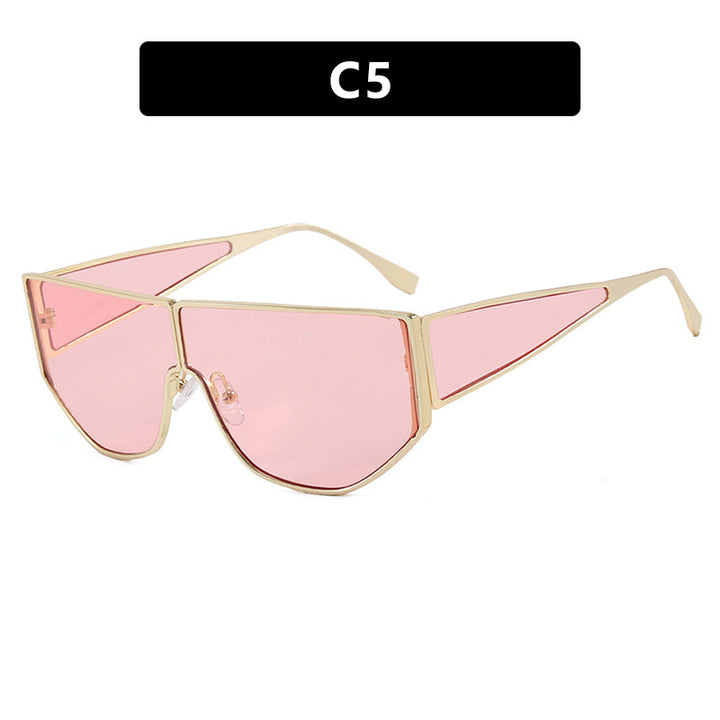 Women's trendy oversized sunglasses with distinctive geometric design Bowlift