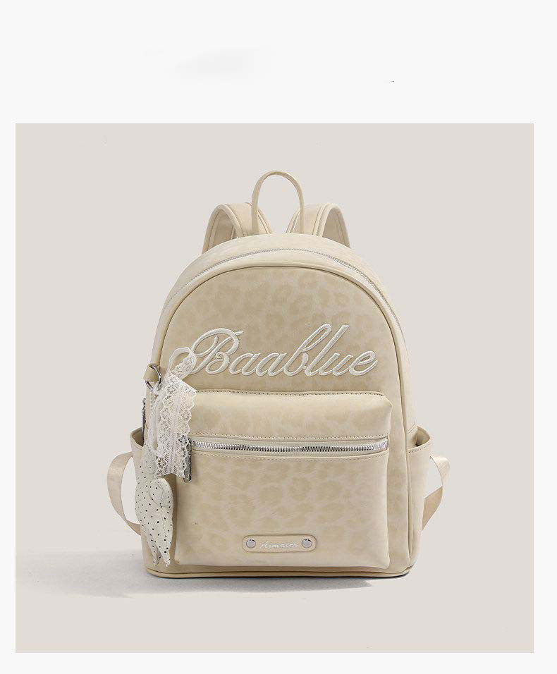 Star-Embellished Casual Backpack Bowlift