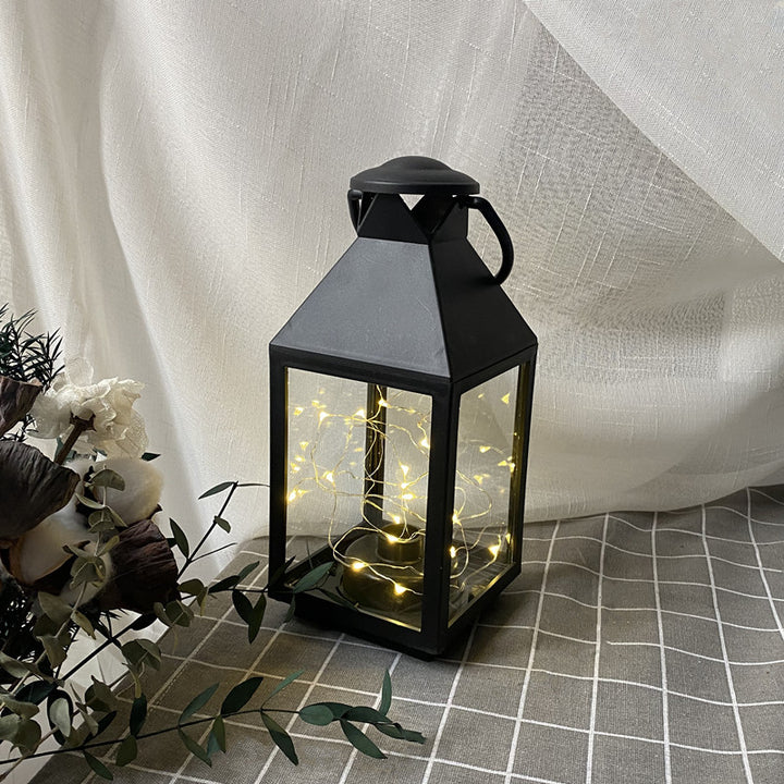 Multi-Size Metal and Glass Lantern Collection Bowlift