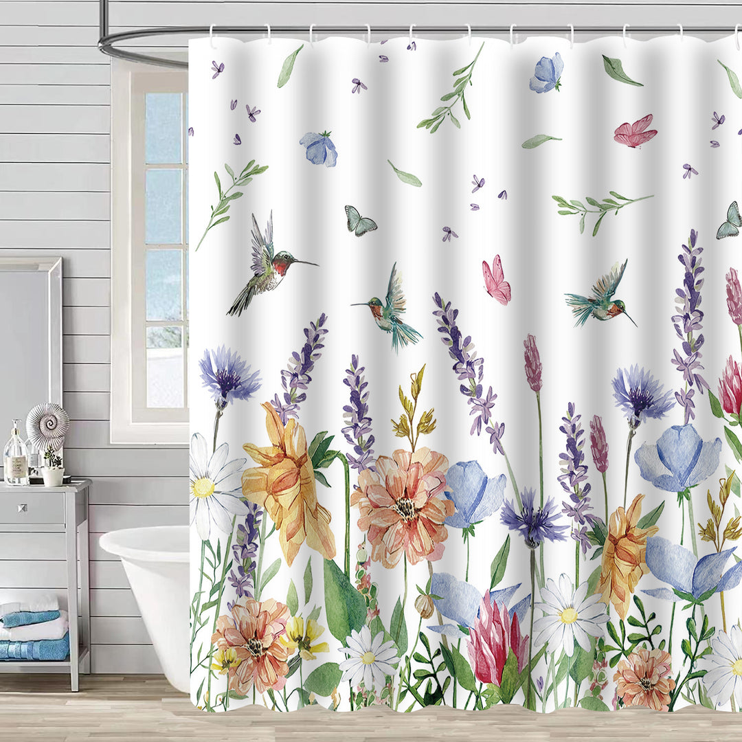 Nature-Inspired Shower Curtain Bowlift