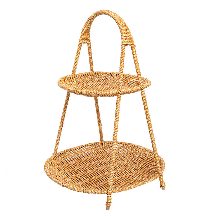 Women Handcrafted Storage Basket with Round Design Bowlift