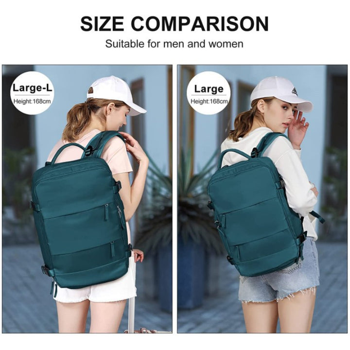 Practical travel bag with separate organizer Bowlift
