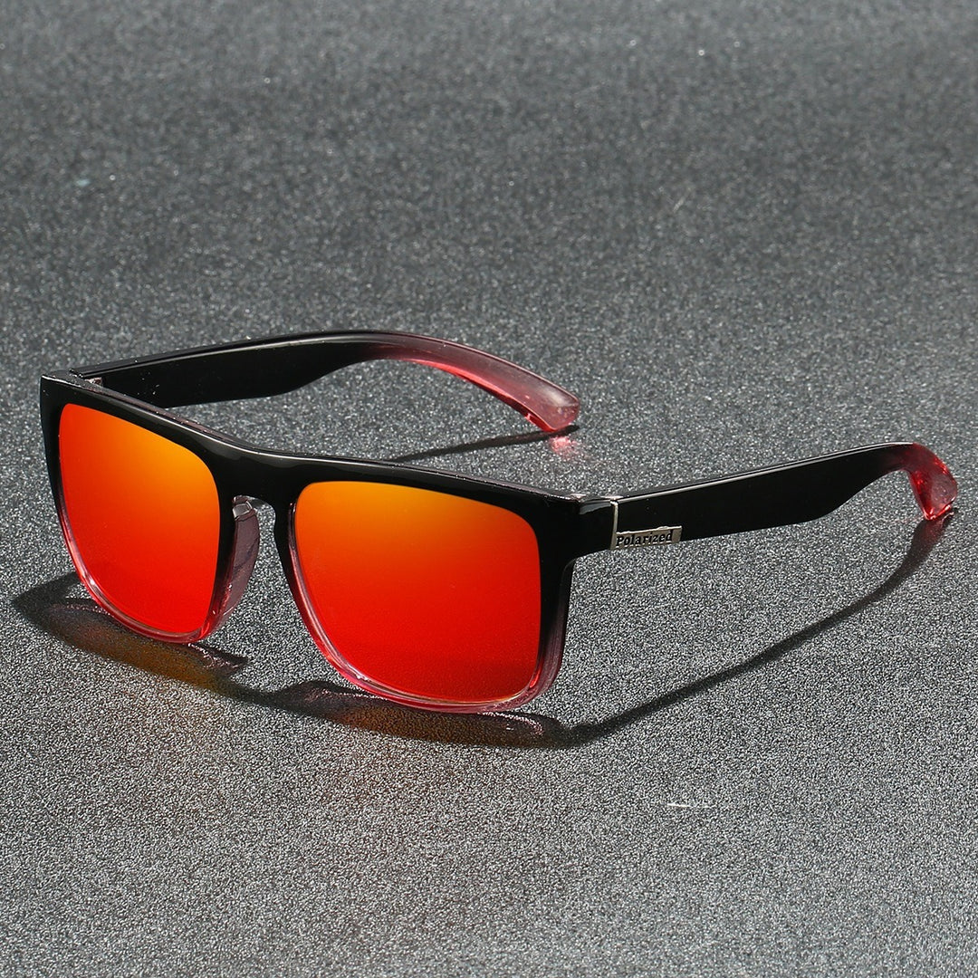 Unisex nan polarized sports sunglasses with robust plastic frame and ergonomic temples Bowlift