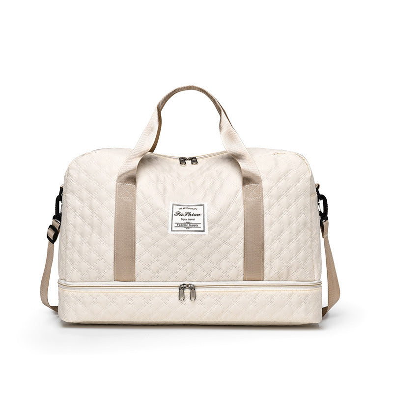 Quilted Travel Duffel Bag Bowlift