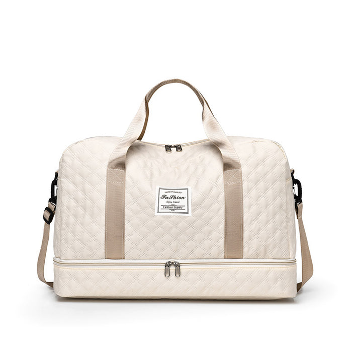 Quilted Travel Duffel Bag Bowlift