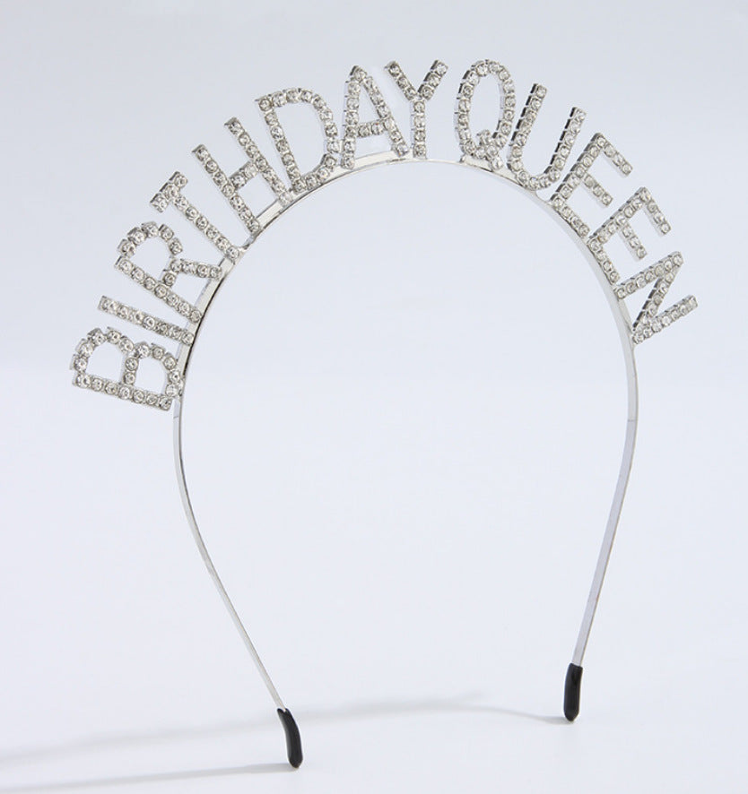 Women's hair accessories with sparkling lettering Bowlift