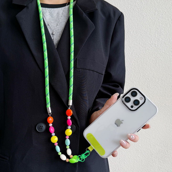 Phone chain with colorful beads Bowlift
