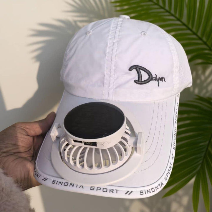 Multifunctional Basketball Cap with Removable Solar Fan and Adjustable Brim Bowlift