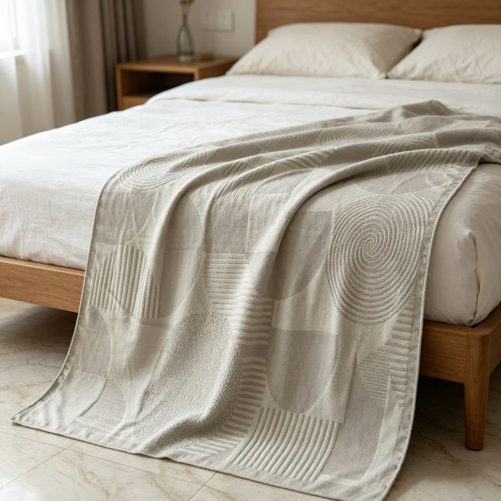 Artistic Patterned Throw Blanket