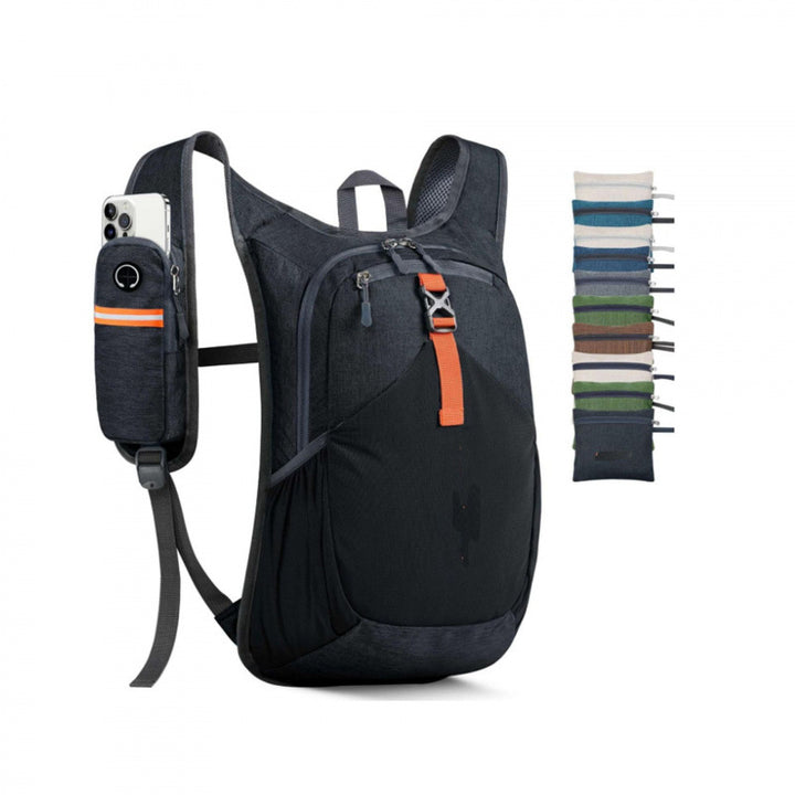Functional leisure backpack with integrated phone pocket Bowlift